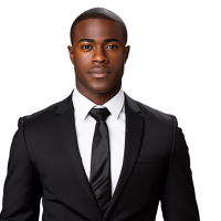 ai-generated-black-man-in-business-suit-for-a-meeting-isolated-on-transparent-background-png